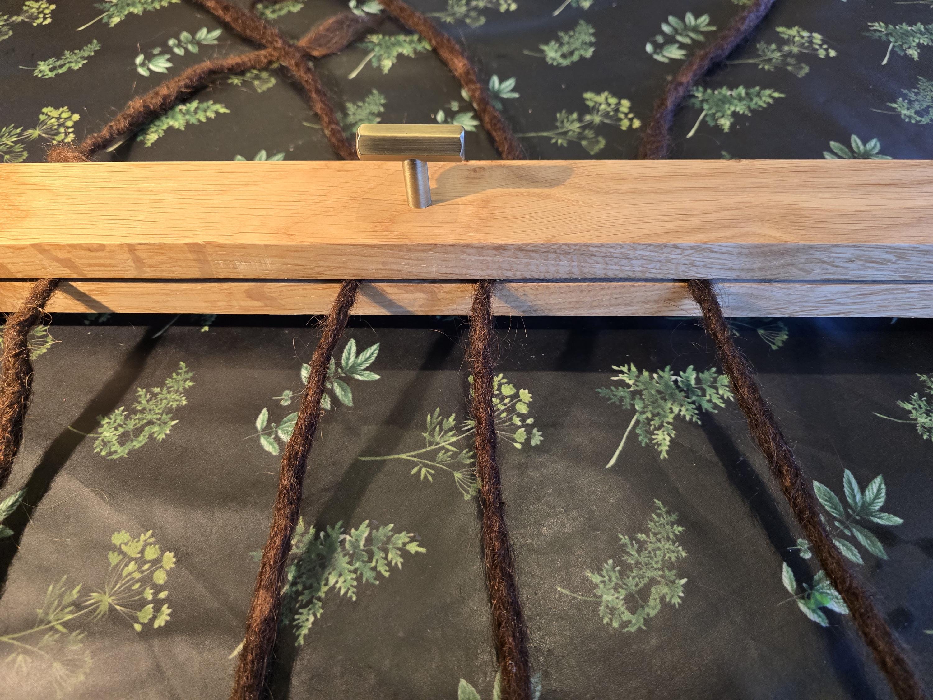 Wooden dreadlock making tool