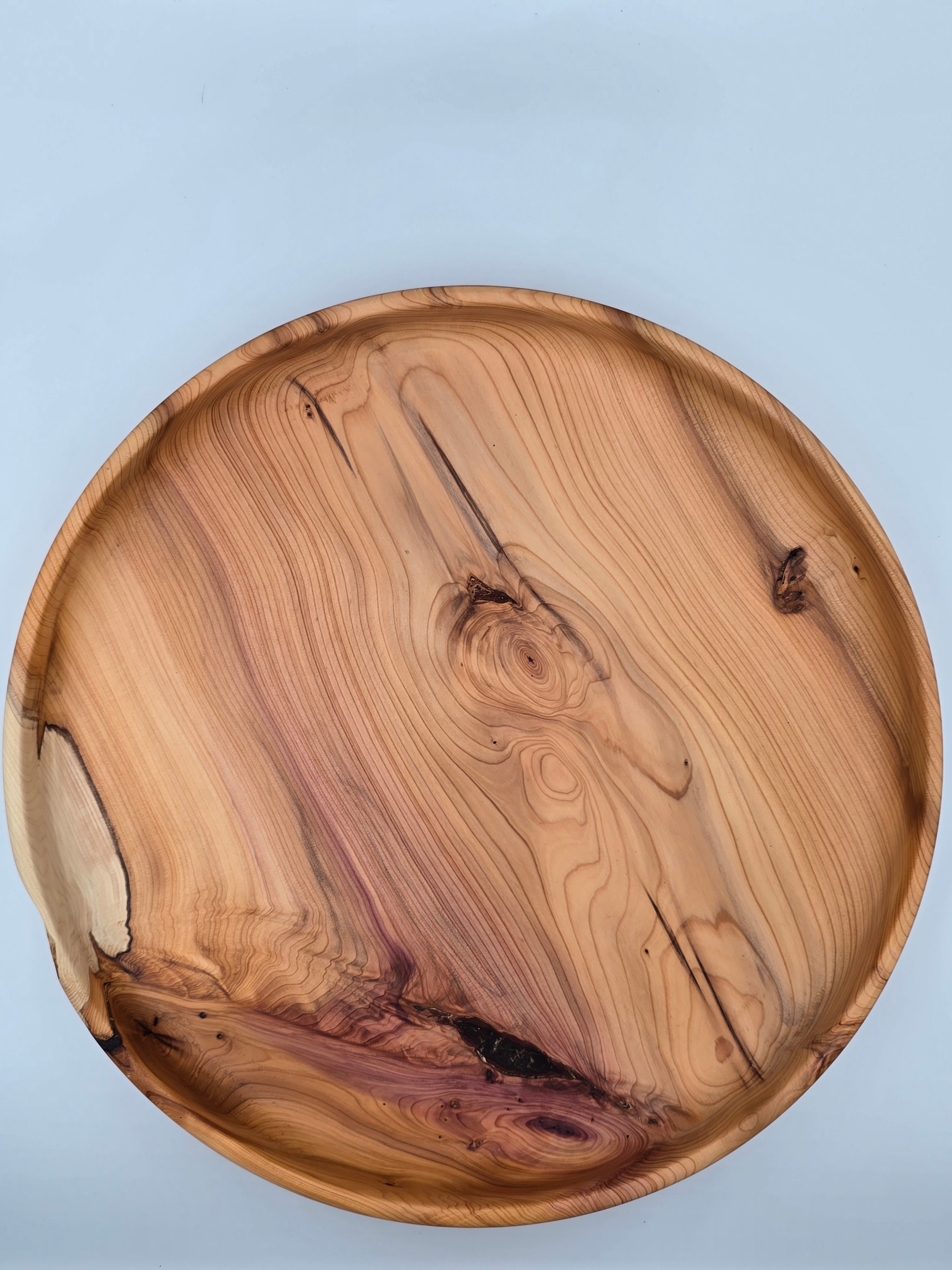 Yew platter