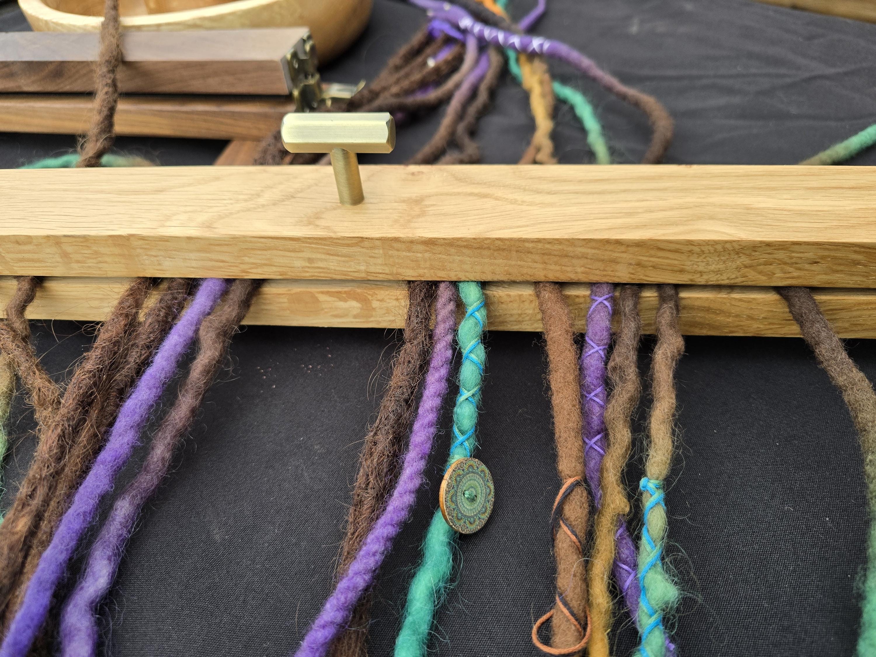 Wooden dreadlock making tool