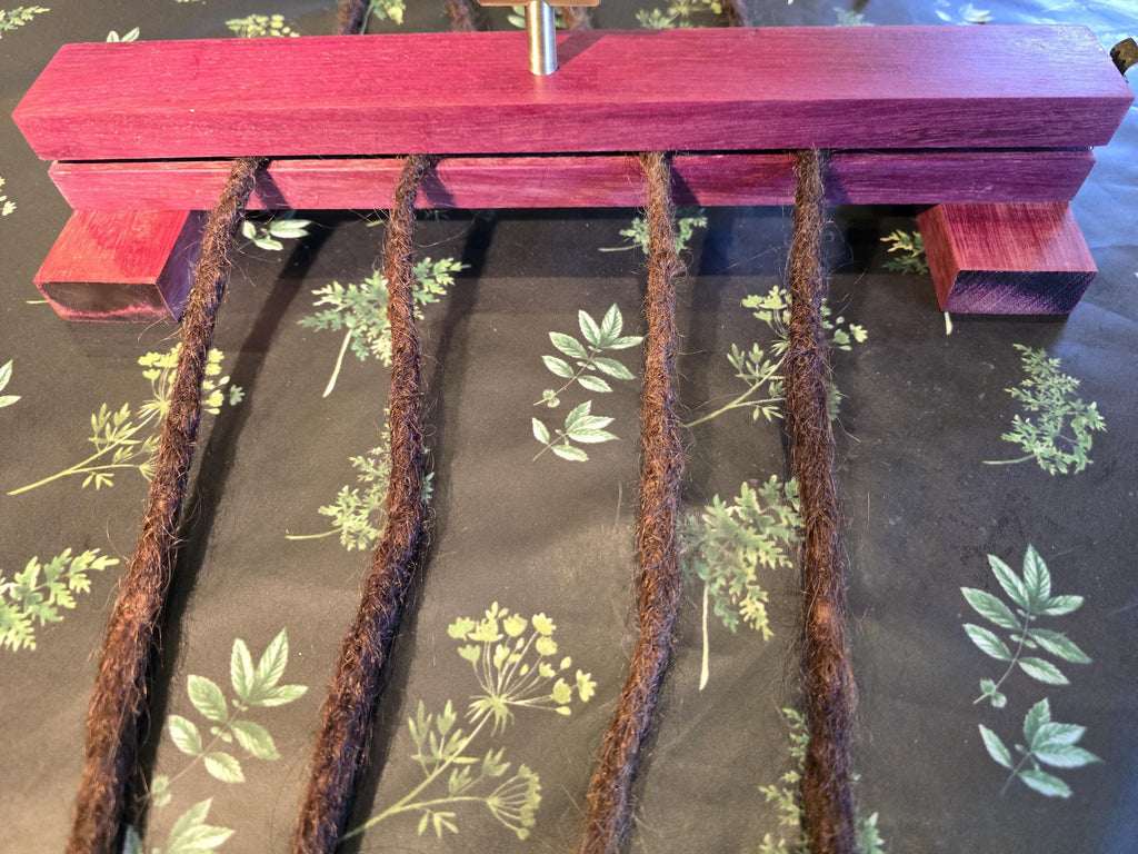 Wooden dreadlock making tool