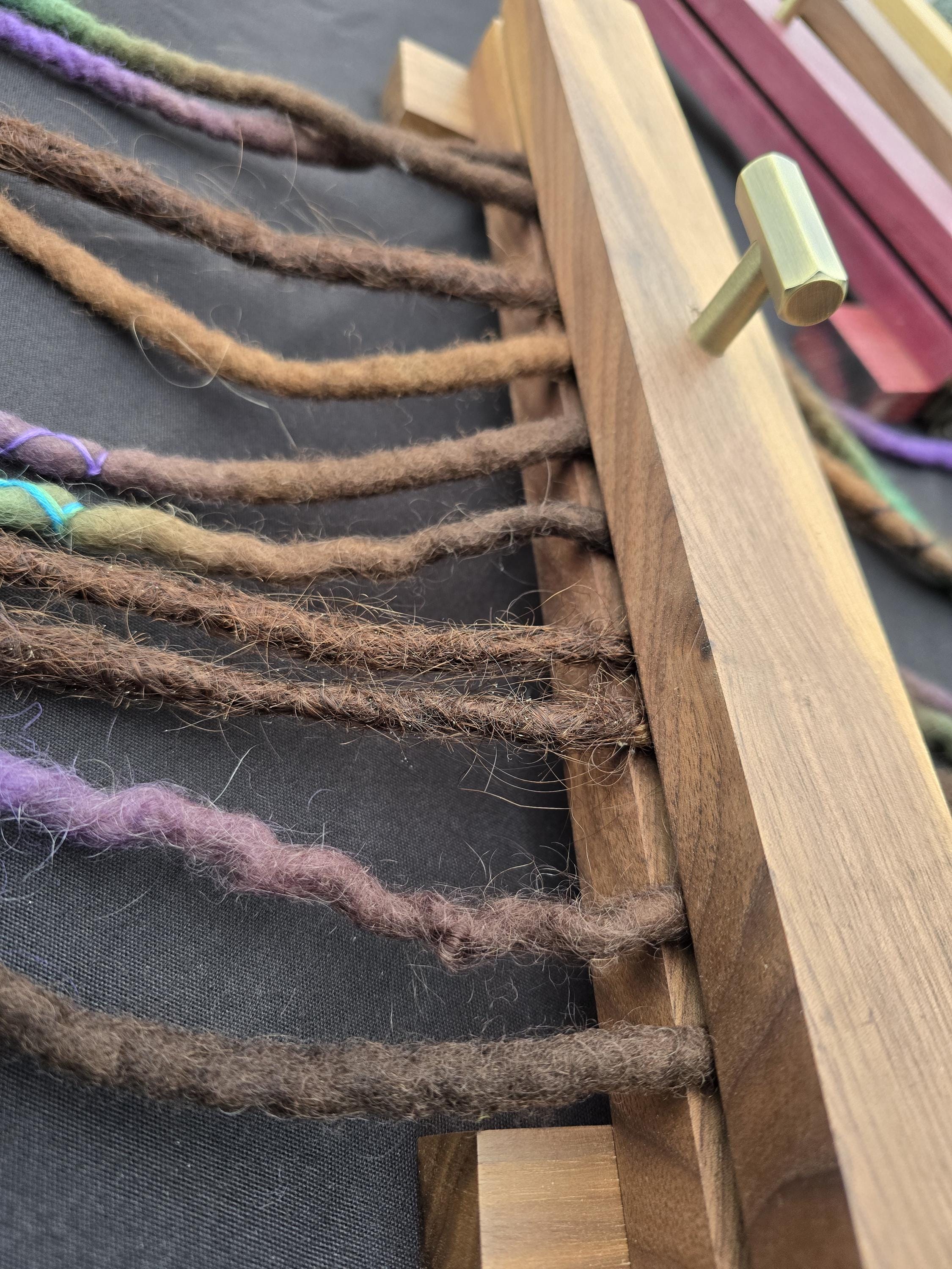 Wooden dreadlock making tool