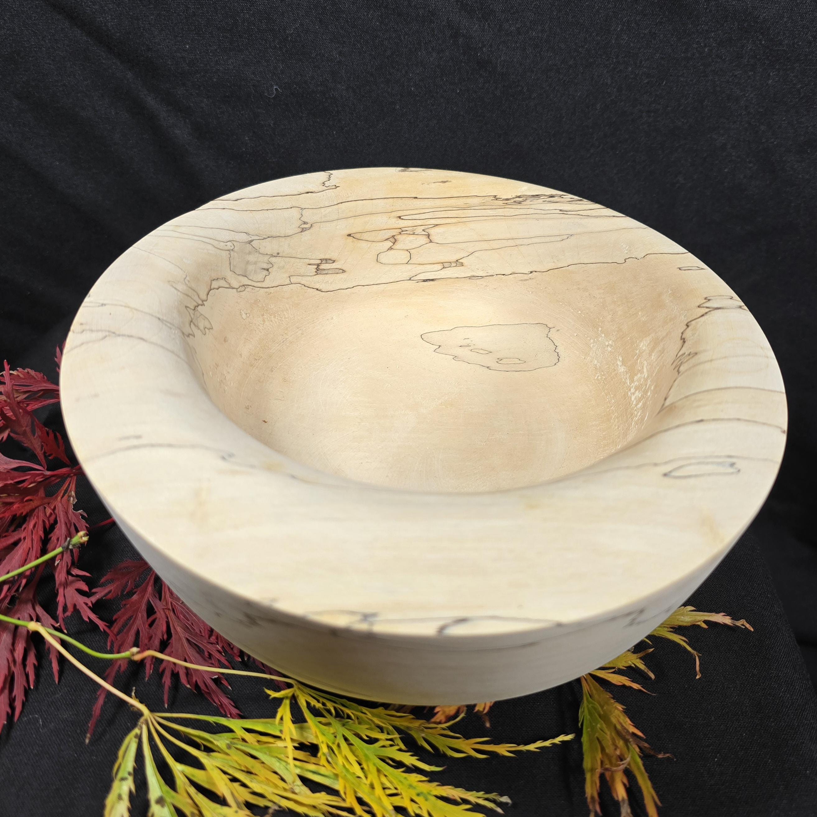 Spalted Beech Handturned Big Bowl