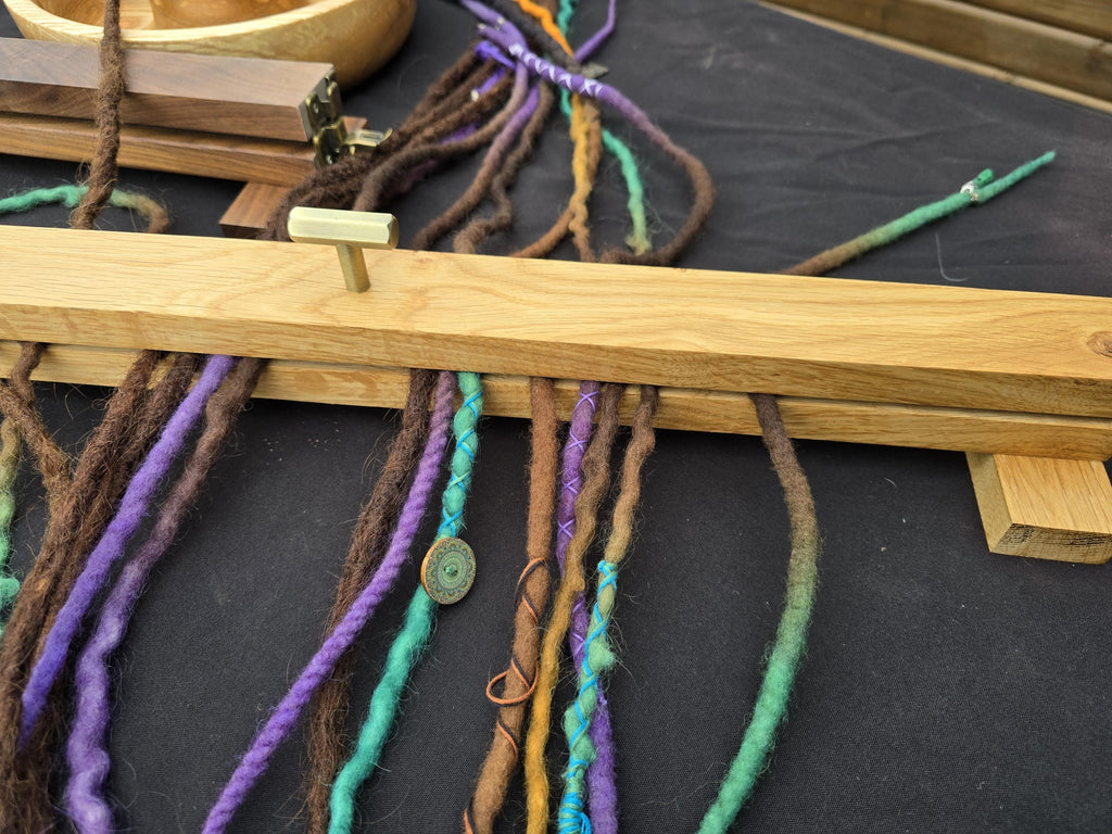 Wooden dreadlock making tool