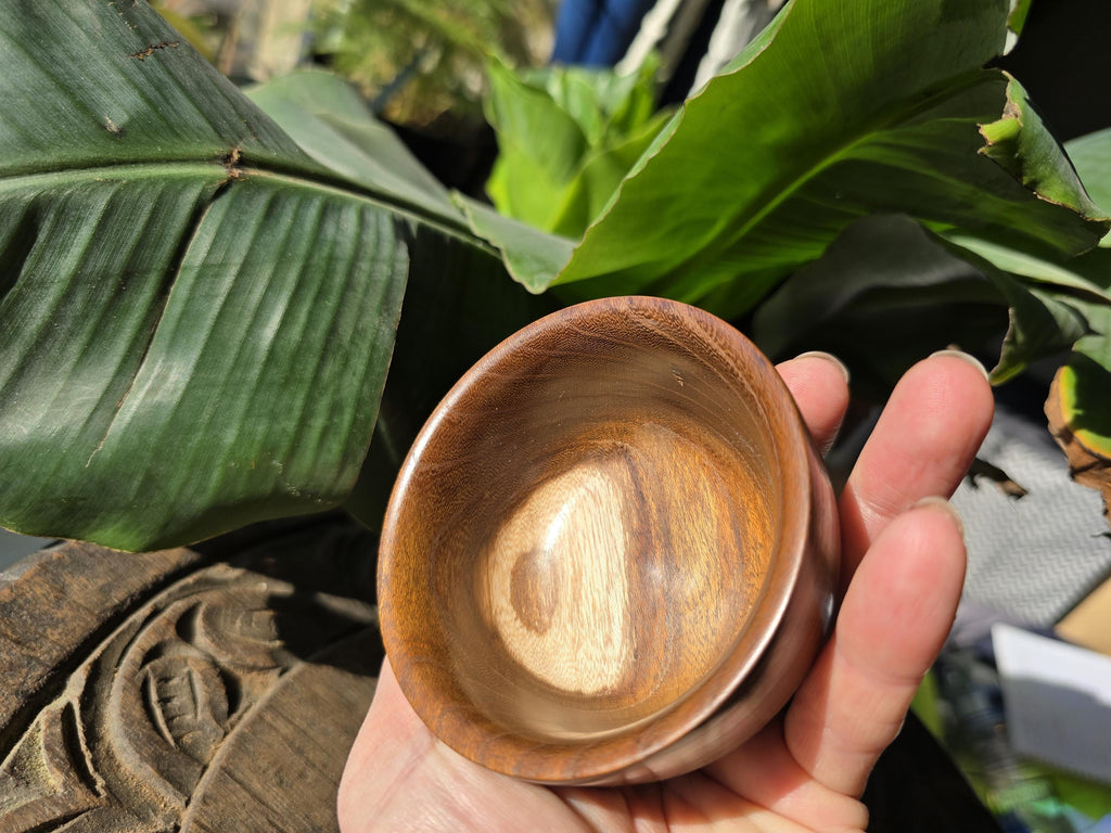Wooden jewellery dish