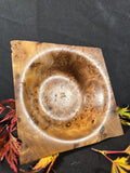 Square Elm Burr Bowl