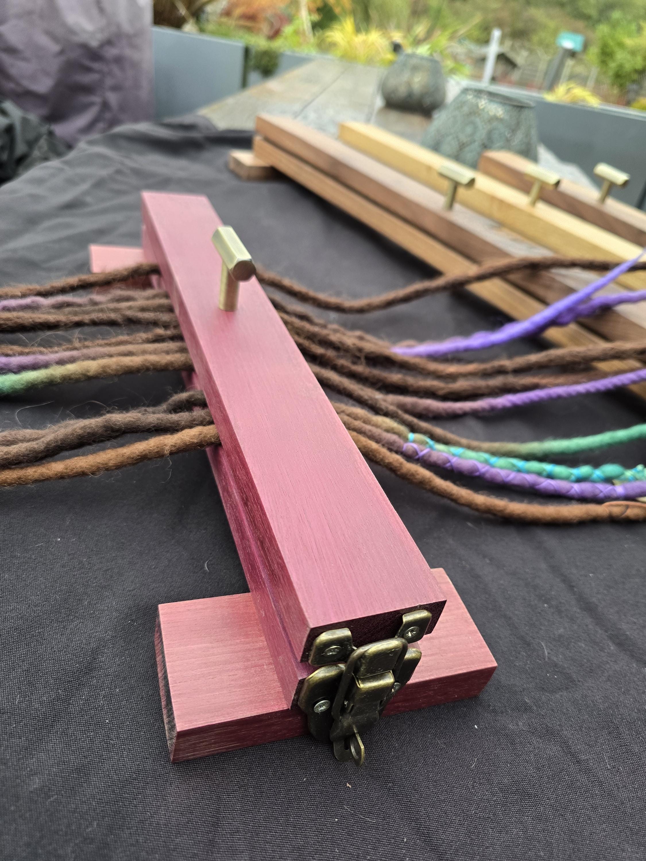 Wooden dreadlock making tool