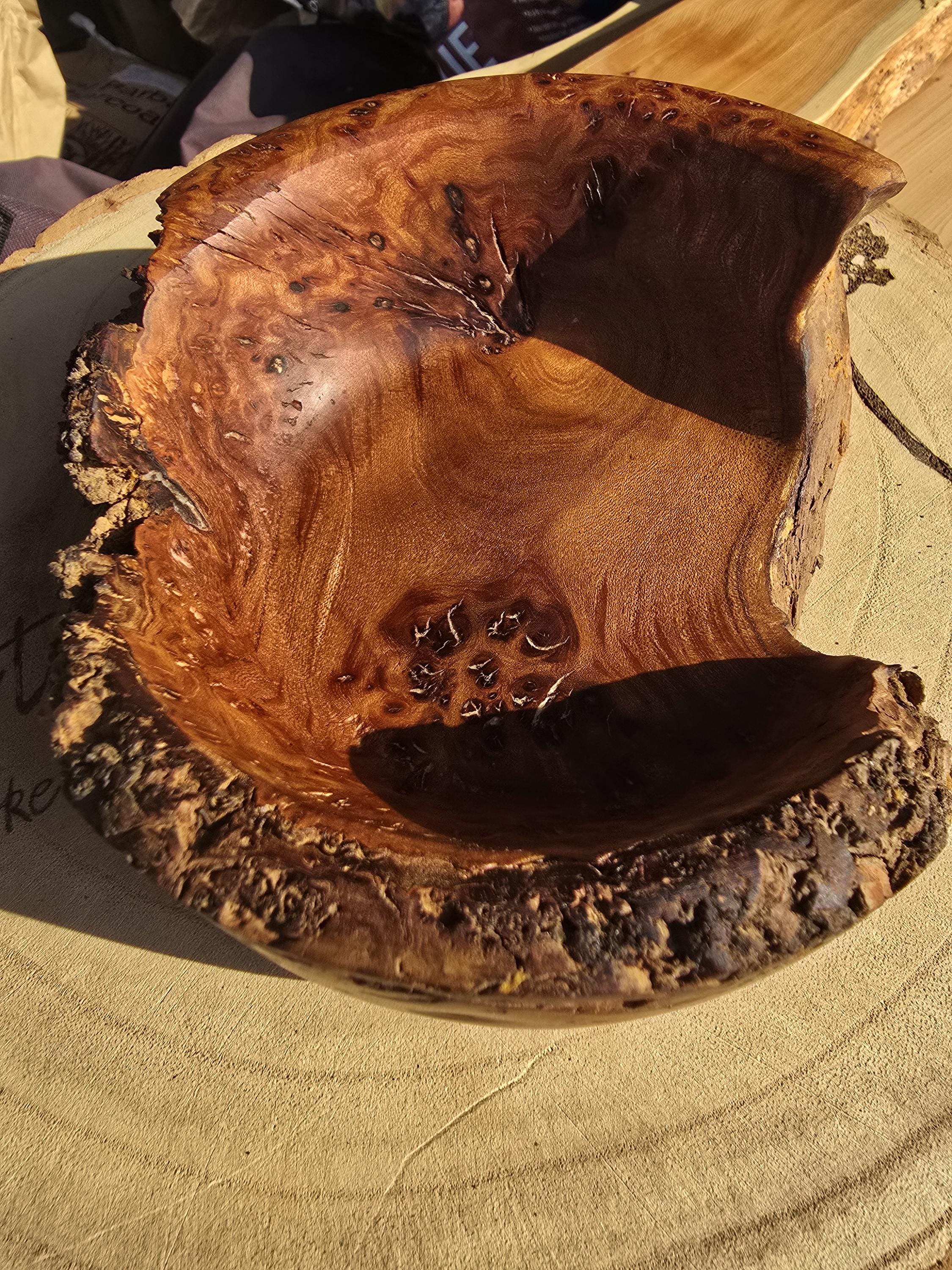 Burr elm bowl