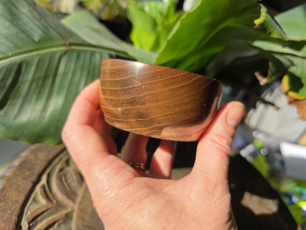 Wooden jewellery dish