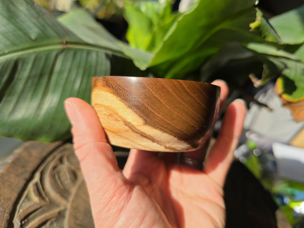 Wooden jewellery dish
