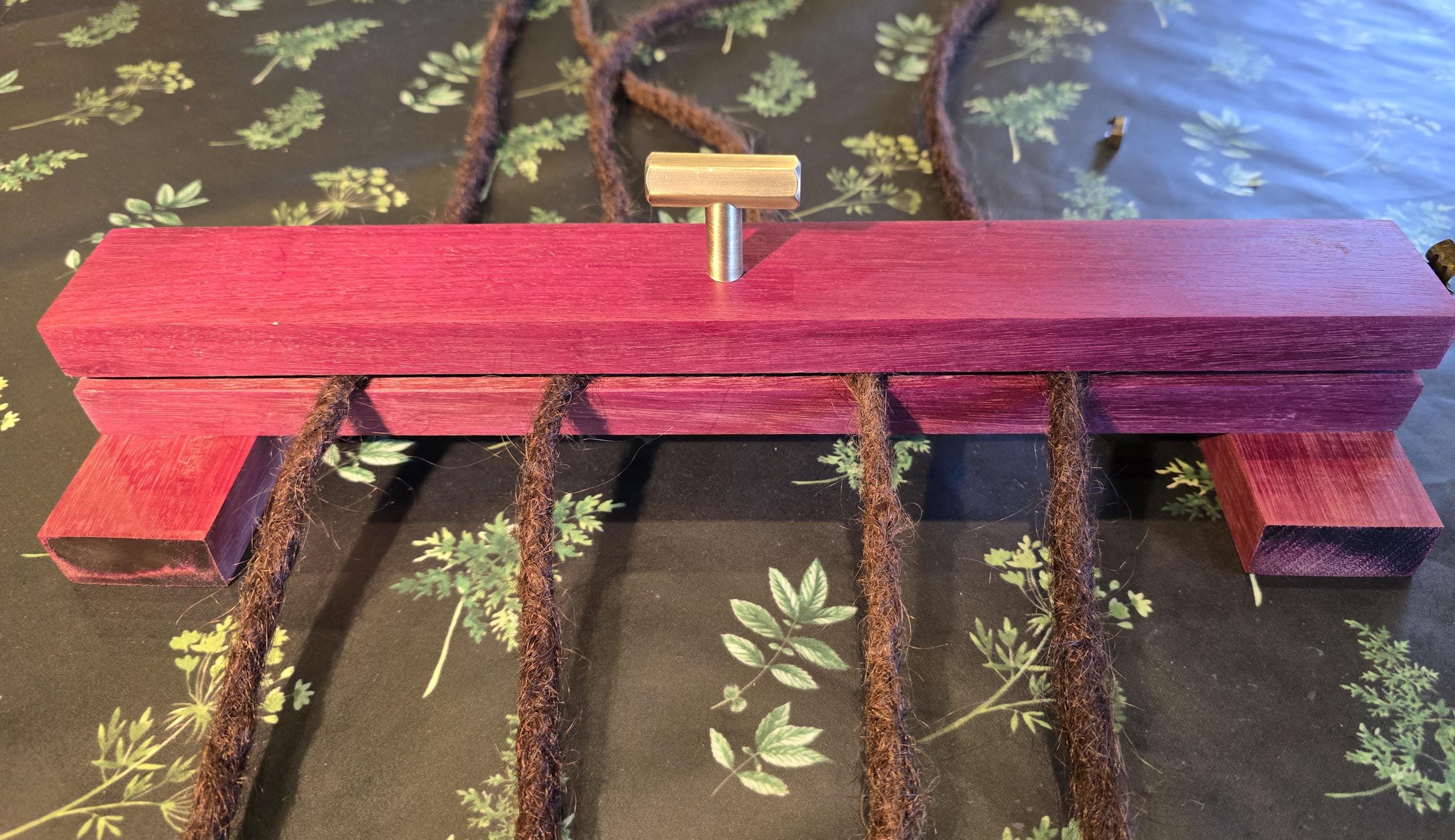 Wooden dreadlock making tool