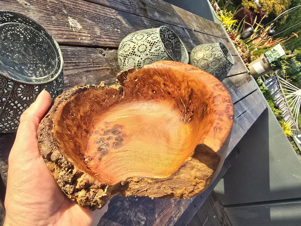 Burr elm bowl