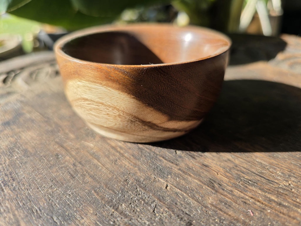 Wooden jewellery dish