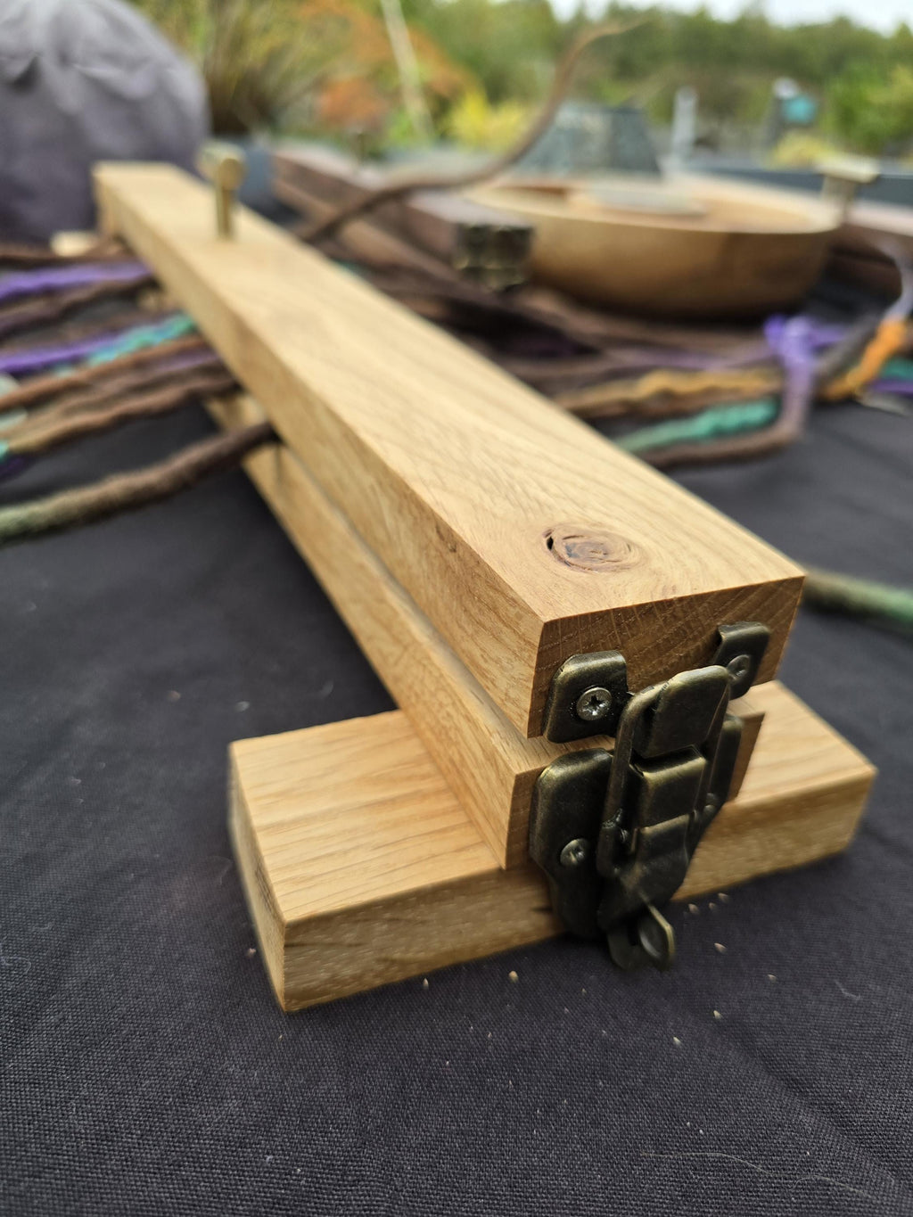 Wooden dreadlock making tool