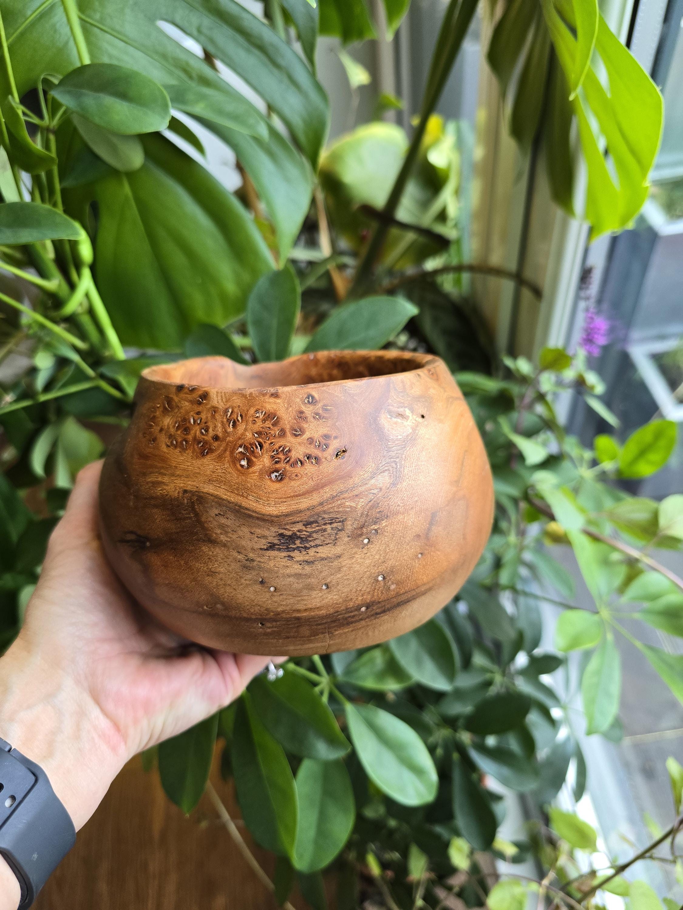 Burr elm bowl