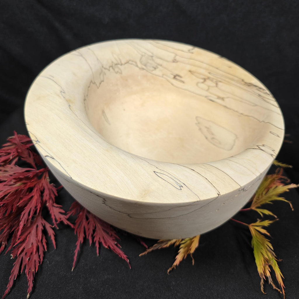 Spalted Beech Handturned Big Bowl