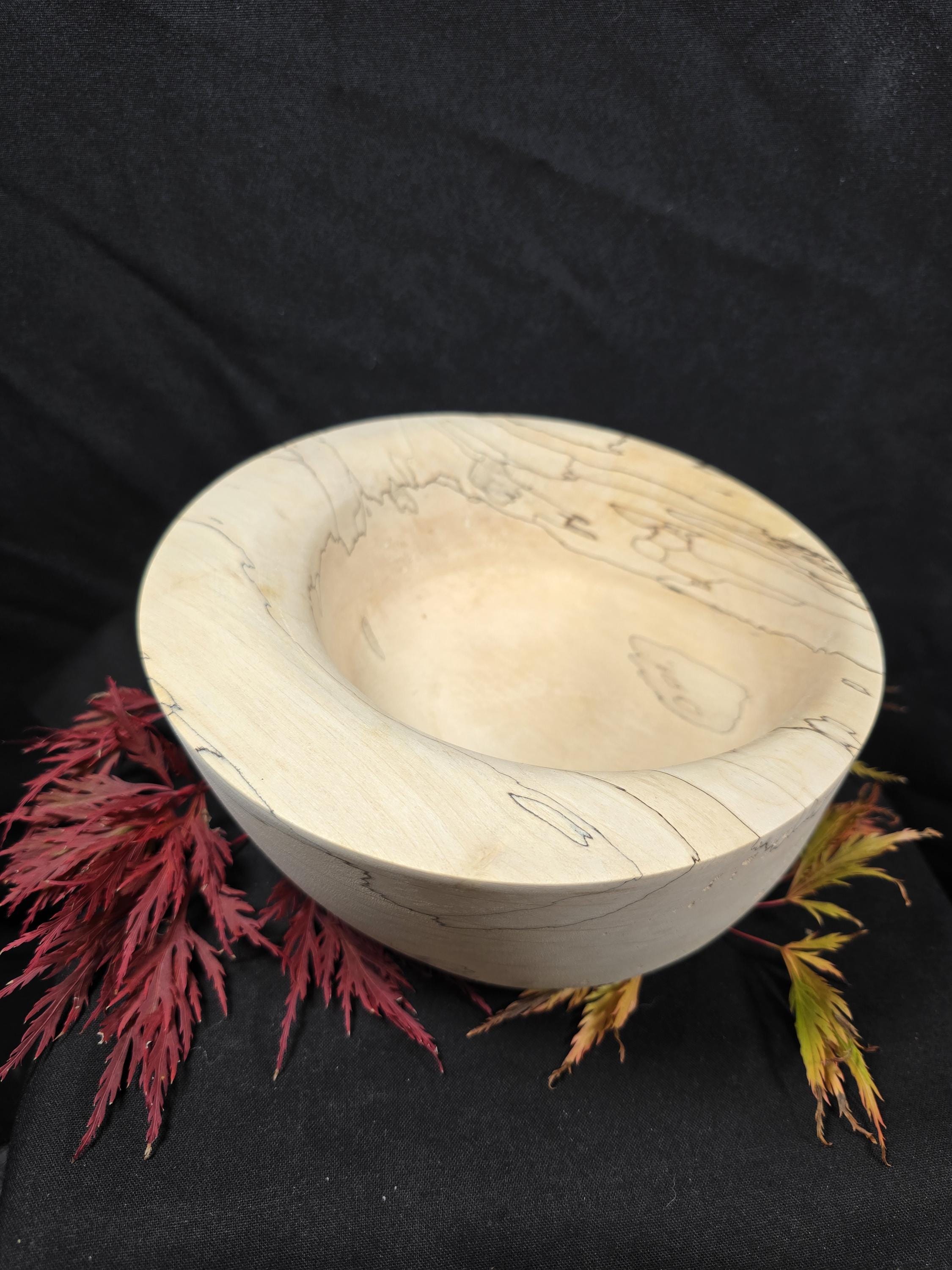 Spalted Beech Handturned Big Bowl