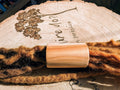 Yew Wood Dreadlock Bead: Large Loc Jewelry